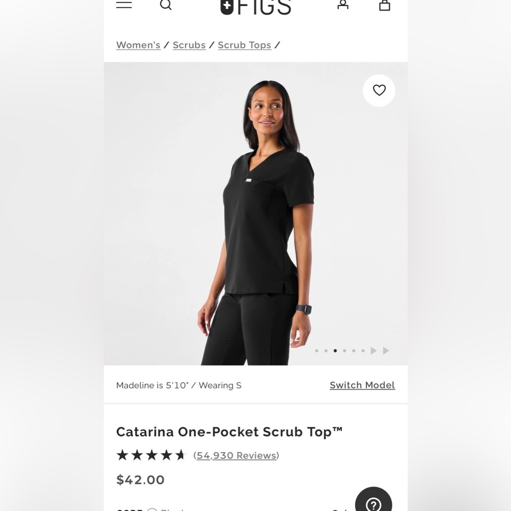 Figs Catarina One-Pocket Scrub Top™